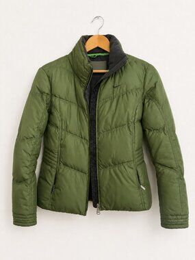 Nike Olive Green Puffer Jacket